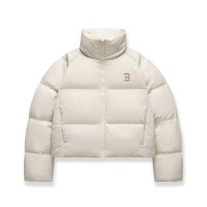 MLB패딩 GQC 3FDJB1046-43CRD 여성 크롭 커브 패딩 보스턴 레드삭스