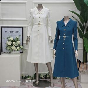 [미니멈]MD 버튼 플레어 원피스 MD MYCAWO8250IV