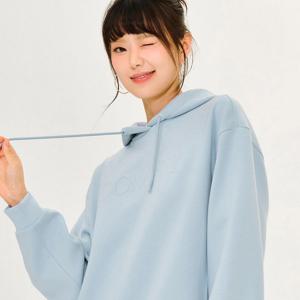 [체이스컬트]여성 엠보프린트 후드 티셔츠 EERG5167B0D_YS