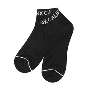 [링스골프][25FW] 남성 배색 단목 양말  L11E3SC201_BK