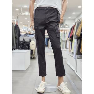 [지프]남녀공용 9부 배기핏 카고팬츠(JQ3PTU731_BK)_DG