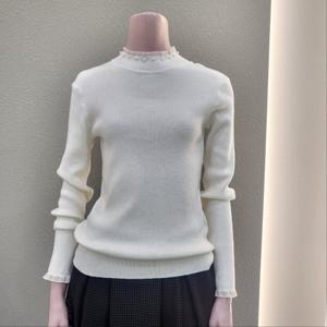 [꼼빠니아]반폴라 진주포인트 골지니트티 CAFS2-WSL010 _IC