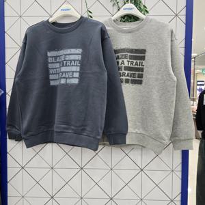 [에꼴리에]에꼴주니어 노기모 크랙 레터맨투맨티 25D0433_GN