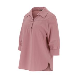 [피에이티]오픈 카라 서커 블라우스 1L42515