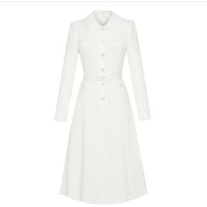 [미니멈]자수카라넥 버튼 원피스 (MXDAWO9130 IV)_IC