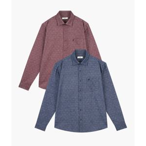 [피에르가르뎅]올오버 패턴 노멀핏 긴팔셔츠 POWS3601