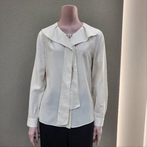 [꼼빠니아]프릴넥 타이 블라우스 CAFW9-WRB010 _IC