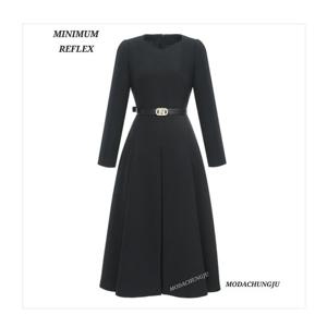 [미니멈]MD 하트넥라인 플레어 원피스 MD MXDAWO0540NA