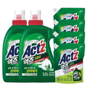 [액츠] 액츠 퍼펙트 딥클린 액체 세탁세제 3.5L x 2 + 2.2L x 4