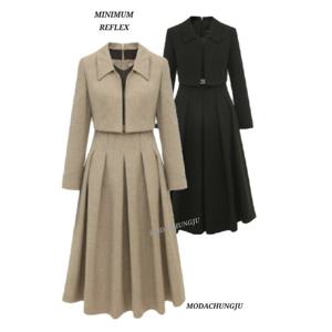 [미니멈]MD 크롭 자켓 레이어드 원피스 MD MZDGWO9950MB1