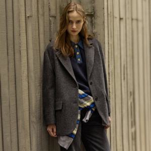 [코데즈컴바인]헤링본 패턴 테일러 자켓 CKD-JK502WA