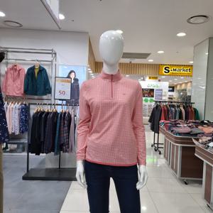 [피에이티]코트나 프린트 반집업 티셔츠  1L85433-US