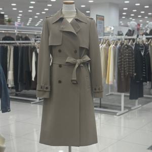 [숲]클레식 벨티드 롱 트렌치코트/ OB9BBQ2A_SH