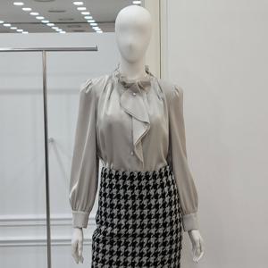 [미니멈]러플 카라 루즈 블라우스 (MXDAWB0260)_IC