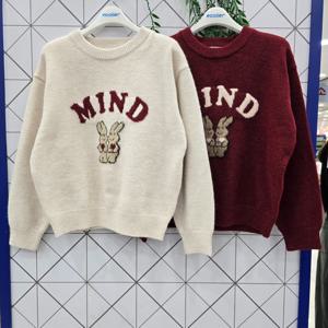 [에꼴리에]에꼴리에 주니어 래빗 프렌즈 보카시 니트티 25D5082_