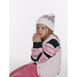 [타미힐피거칠드런] 인타르시아 스웨터 티셔츠 T42F7WWO660GT1