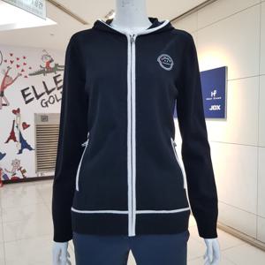 [루이까스텔]여성파이핑포인트후드집업스웨터/7LESW001B