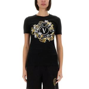 베르사체 반팔 티셔츠 78HAHC01 CJ02CG89 BLACK