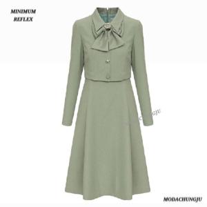 [미니멈]MD 투피스스타일 플레어원피스 MD MMYDAWO0410