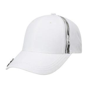 [핑]남성  볼 마커 로고 라인   볼캡  111E3CP201_WH