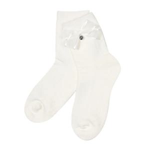 [핑]여성 리본 장식  중목양말  121E1SC054_WH