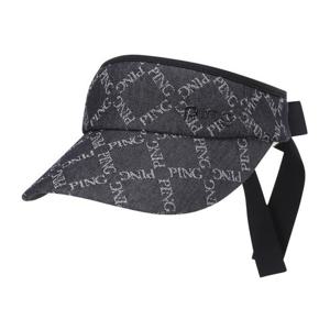 [핑]여성  자가드 썬바이저 121E1CP181_BK