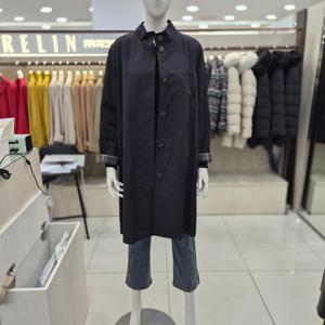 [프렐린]하이넥 롱 트렌치코트 ROT253011