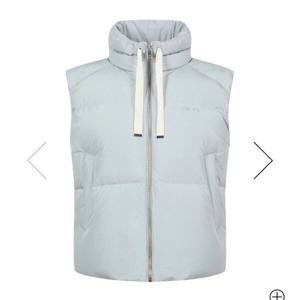 [핑]여성  하이넥덕 다운점퍼 베스트 121D4JV452_GY_YS