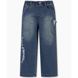 [베네통키즈]25FW-컬러스 본딩 데님 팬츠/QADP10561