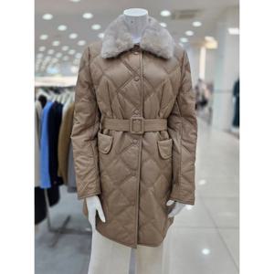 [더아이잗]양가죽 거위털 밍크 칼라 재킷 IRBA3LT131510