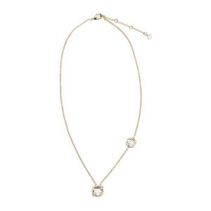 펜디 에버라운드 라인스톤 메탈 체인 목걸이 8AL090ATEP F089U