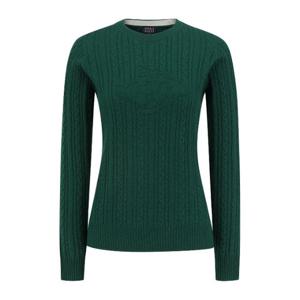 파리게이츠티셔츠 NQC 531D4SR572_GN 공용 바니 라운드넥 변형 케이블 니트