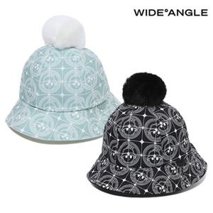 [와이드앵글] WWW23C17 WG 풀패턴 패딩 버킷햇