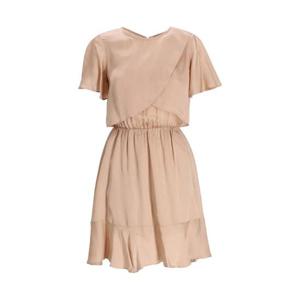 25 FW 아르마니 익스체인지 러플 오버레이 드레스 XW001014AF16121 TP444402153