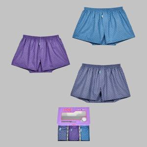 남성 패턴 면 사각팬티 3매입0088yv