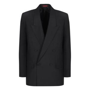 구찌 더블 브래스트 테크니컬 파나마 수트 자켓 849881Z7AYA 100