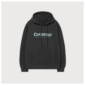 [커버낫]커버낫후드티 CQK CO2501HD01-CH 어센틱 로고 후디 Char