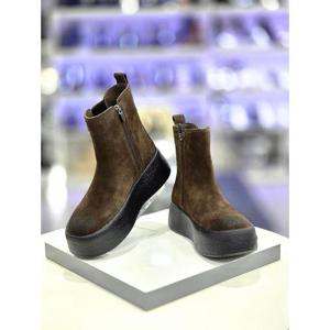 무크 세이브존05 여성 플랫폼 스웨이드 앵클부츠 516522667