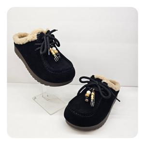 [탠디]미셸by탠디여성 3cm 스웨이드 털창 블로퍼 WX25225-BK