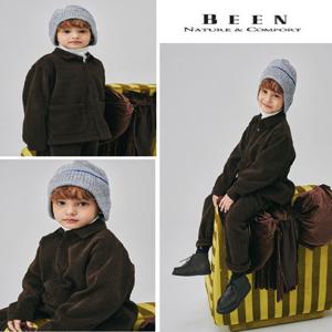 [빈]BZ63BL03BN 브라운 골지 기모 블라우스 셔츠