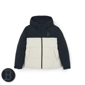 MLB 공용 고프코어 립스탑 블로킹 디테처블 숏패딩 점퍼 (3ADJB0956)