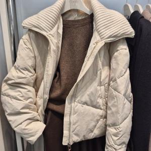 클리지 HC42 니트카라  오리털점퍼 CP9WPD02