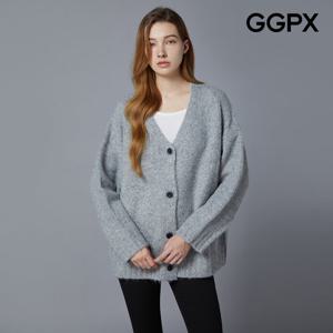 [지지피엑스]캐시미어 V넥 오버핏 니트 가디건 GOAKG067F