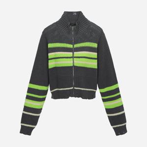 [써스데이아일랜드]멀티 스트라이프 집업 가디건 T256MCD904W