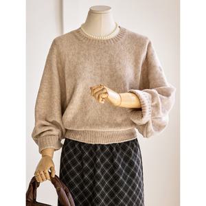 [커스텀에이블]와이드 루즈핏 크롭 니트_T2511KN172D