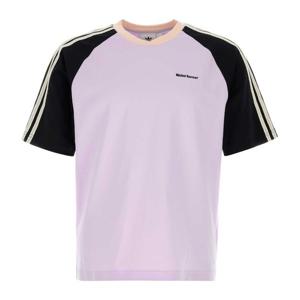 아디다스 로고 레글런 크루넥 티셔츠 KD0337 PURPLETNTBLACK