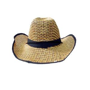 여름 줄무늬 밀짚모자-네이비 휴양지모자 (남녀공용) 밀짚모자 여름모자 왕골모자 넓은챙모자 시원한모자 휴양지모자 농사모자 해변모자