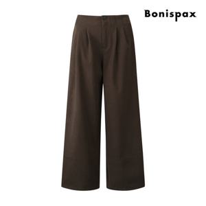 보니스팍스  핀턱 와이드 코듀로이 팬츠 (XPBPT006M0)