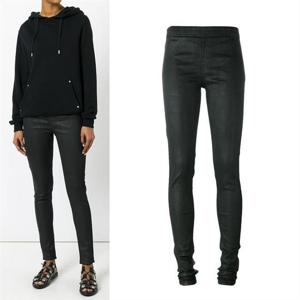 릭오웬스 DS17S5314 SBW 99 블랙 왁싱 코팅 팬츠