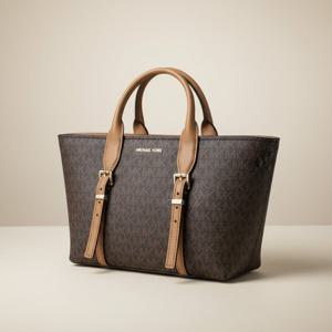 마이클 코어스  마이클코어스 여성 무어 로고 스몰 토트백(브라운) 30R5G9OS1B 252